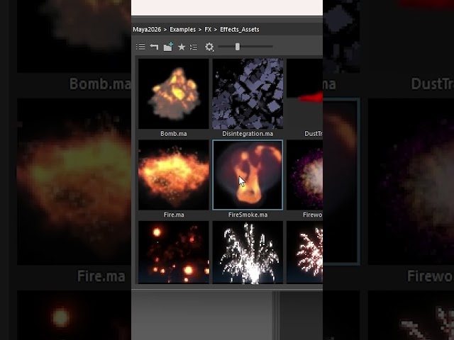 Create Realistic Fire in Maya in 30 Seconds 🔥🤯 #Shorts