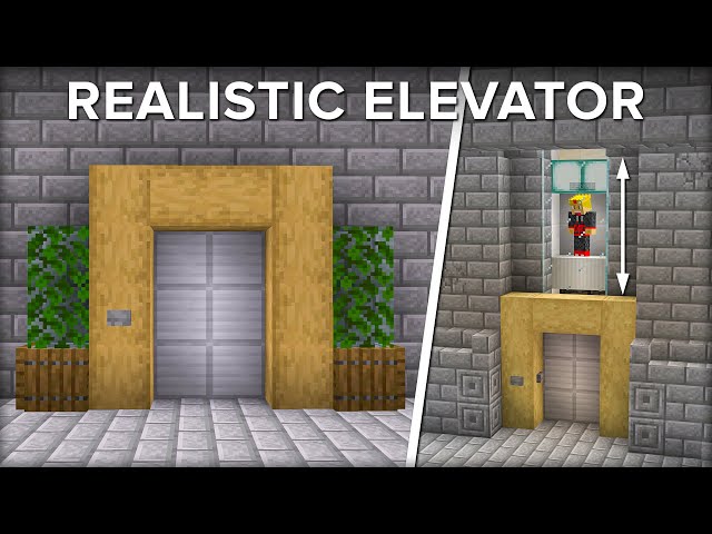How To Build a Realistic Elevator in Minecraft 1.21