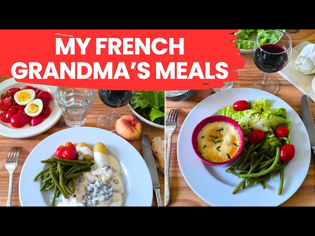 What My French Mom & Grandma Ate in a Day in 1960s France
