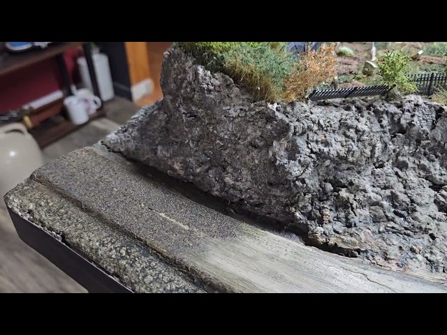 Quick update.  More post leveling on my roadbed