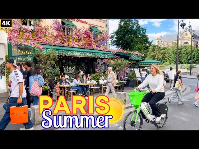 Paris Summer 2026 ☀️ — The Most Beautiful Walk in the City Center | Paris 4K
