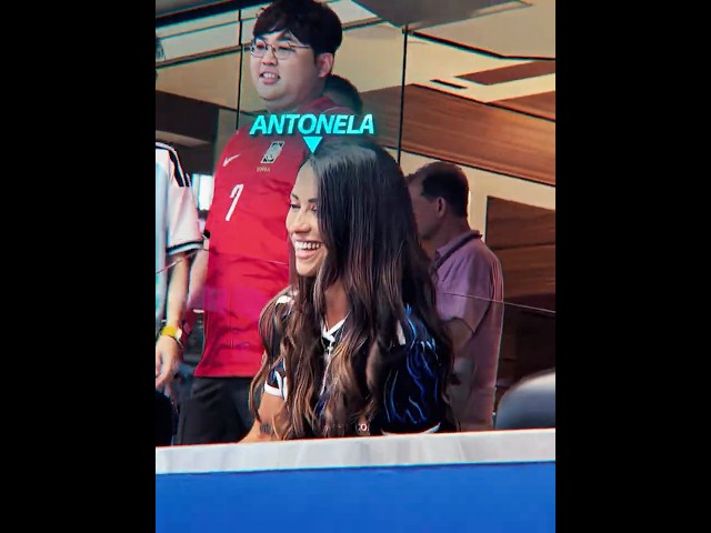 When You Spot Antonela in the Crowd❤️🩹