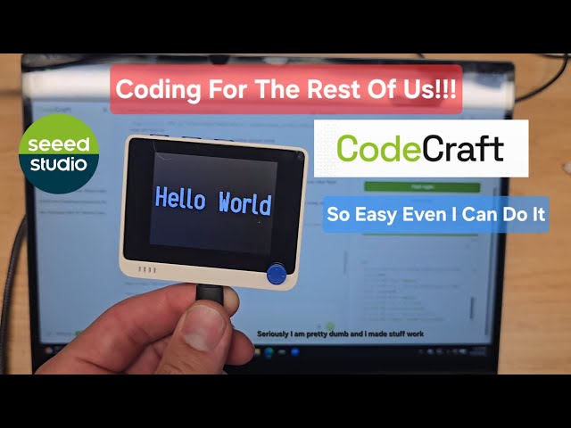 From Zero Coding Skills to Working Hardware With AI - CodeCraft From Seeed Studio