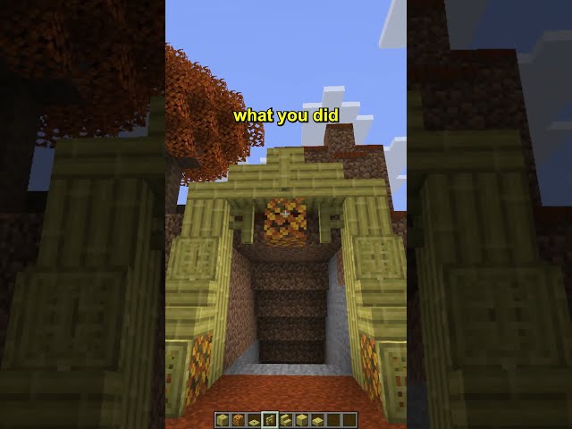 Making a Beautiful Mineshaft Entrance in Minecraft