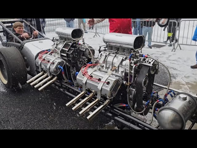 The World's Insane Twin Engine Dragsters and Drag Cars