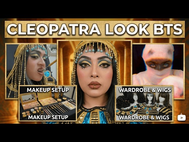 Cleopatra Makeup Trend BTS | Viral Transformation Behind The Scenes
