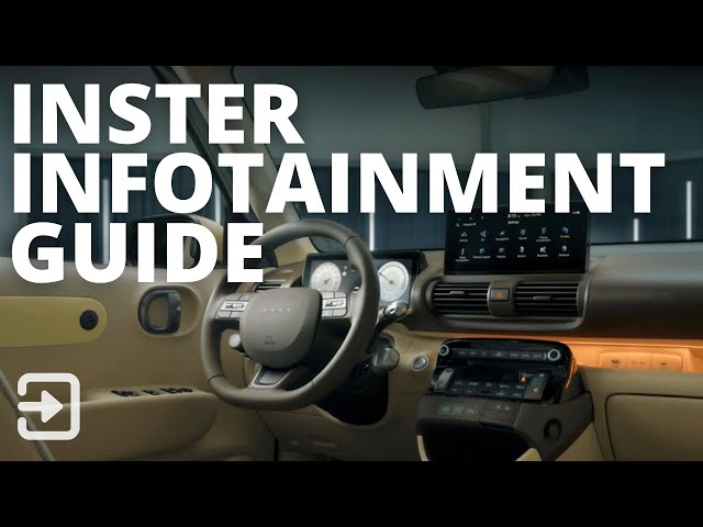 Hyundai Inster Infotainment Guide 2026 | System Walkthrough, Drivers Display & App