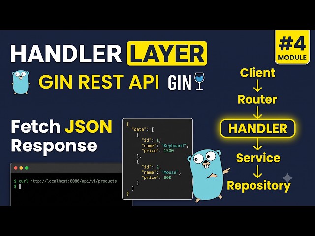 Go Gin REST API #4 | curl GET route from scratch in golang | Golang REST API #4 #golang #todospecial
