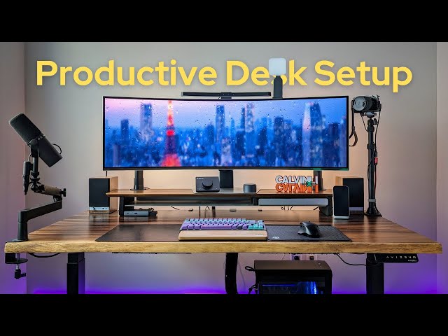 Clean & Productive Desk Setup for a Software Engineer