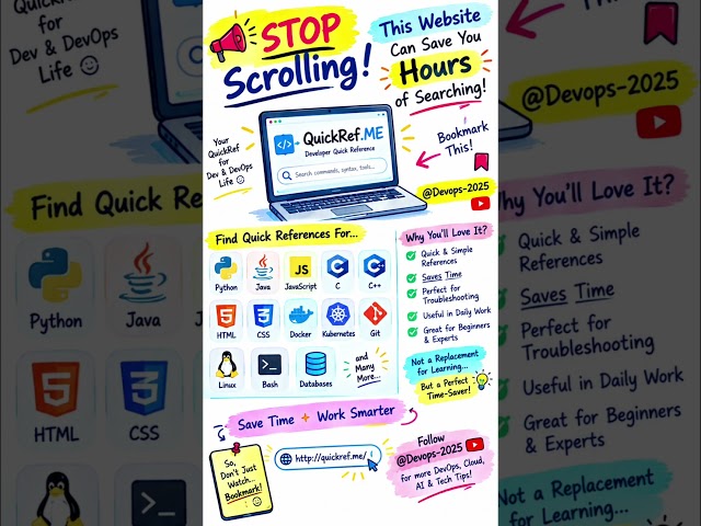STOP SCROLLING! 🚨 This Website Can Save You Hours | QuickRef.ME #ai #website