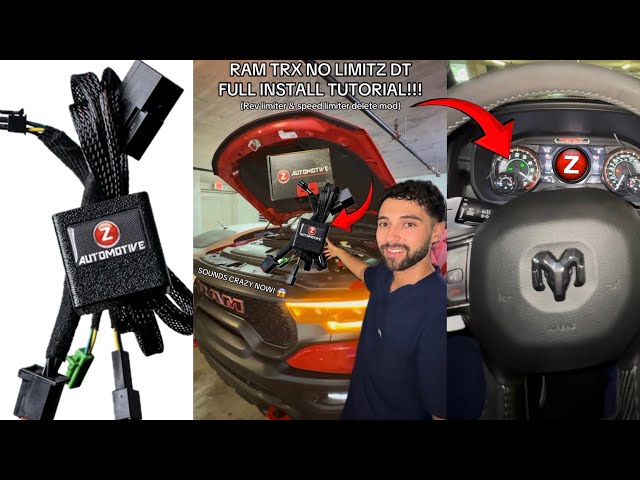 RAM TRX No Limitz FULL INSTALL TUTORIAL! (Removes speed & rev limiter)