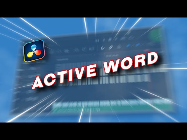 Create Word by Word Animation - Easy and Fun in DaVinci Resolve | FREE Template