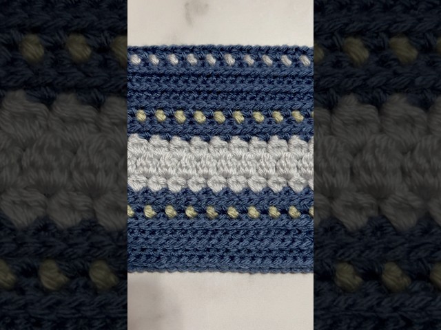 Day 1 of crocheting a baby blanket for a baby shower gift. Loving the colors and texture!