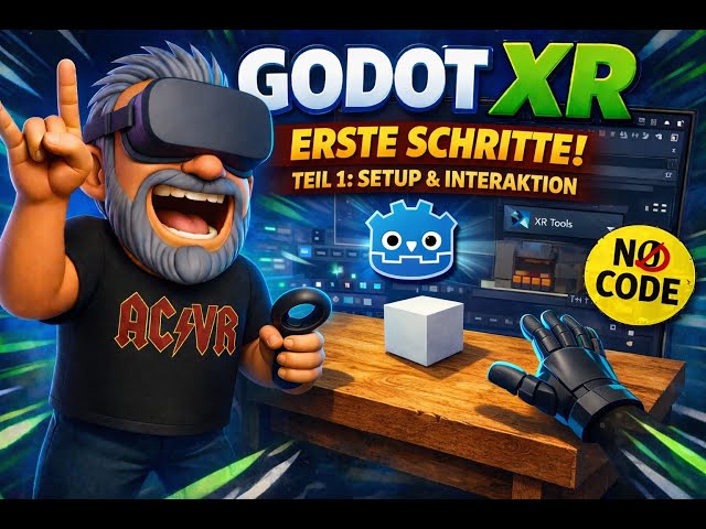 Godot XR – Erste Schritte | Teil 1: Erste Schritte in VR (NO CODE)