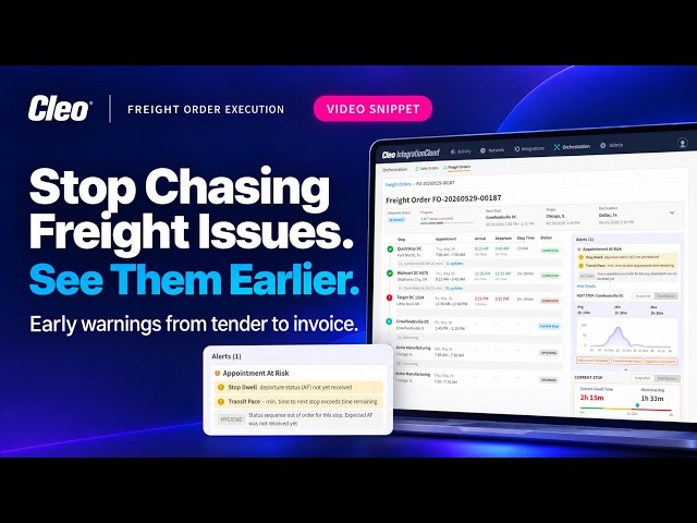Freight Order Execution Demo: EDI 204, 990, 214, & 210 | Cleo