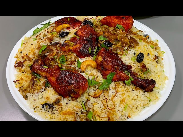 പൊരിച്ച കോഴിന്റെ ബിരിയാണിയുടെ രുചി😋👌 അതൊന്ന് വേറെ തന്നെ |തലശ്ശേരി സ്റ്റൈൽ| FRIED CHICKEN DUM BIRYANI