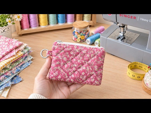 DIY Quilted Mini Wallet | Perfect Handmade Gift | Easy Sewing Tutorial