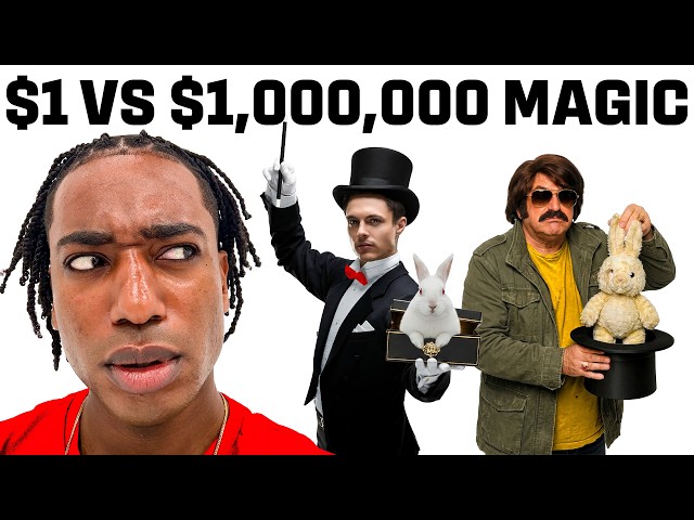 $1 vs $1 Million Magician