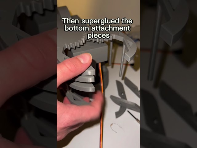 Part 13 of building and coding a robotic arm created from 3d... #Shorts #dcrob0tics