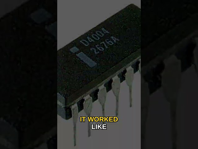 How Intel’s Refunded Calculator Deal Created the Microprocessor #Shorts