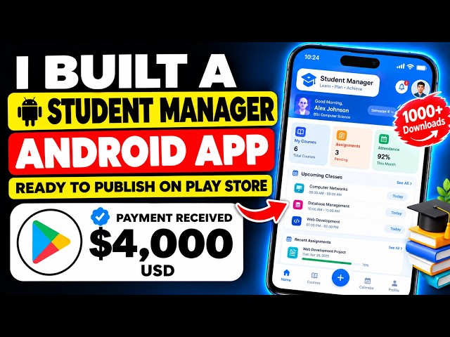 I Build A $4,000 Student App Using Claude AI | How to Create a Mobile App | how to create an app