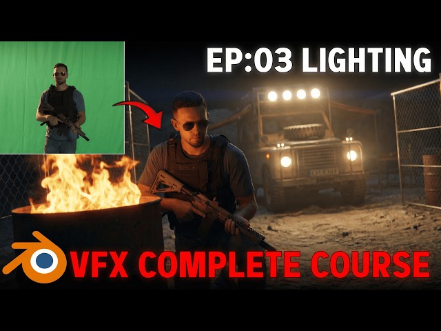 Blender Greenscreen VFX Course (Ep. 3: Lighting)