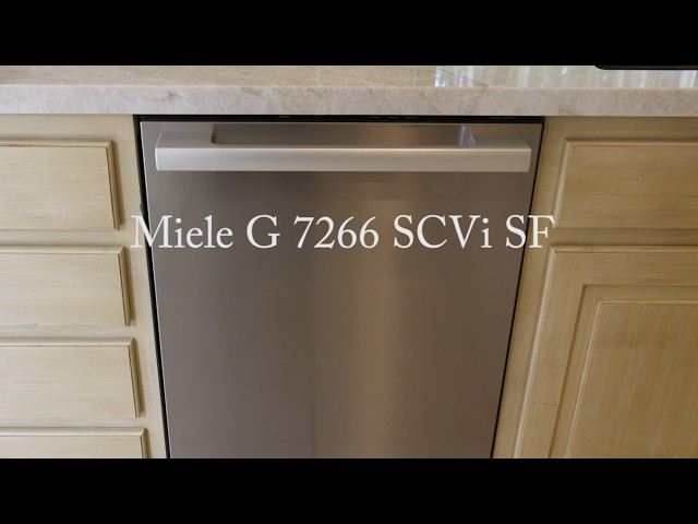 Review of Miele G 7266 SCVi SF dishwasher - how to operate - comparison  to other brands