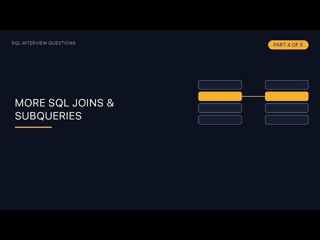 More SQL Joins & Subqueries Explained | Part 4 of 5