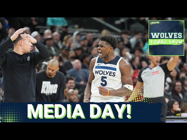WOLVES SQUAD SHOW: 2026 Timberwolves Media Day Preview + Ideal Season Scenarios!