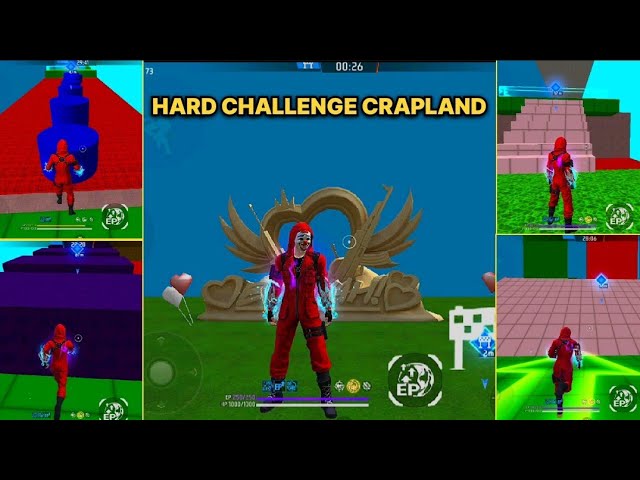 X GIRLFRIEND CRAPLAND PARKOUR MAP 🔑😳 || GARENA FREE FIRE INDIA 