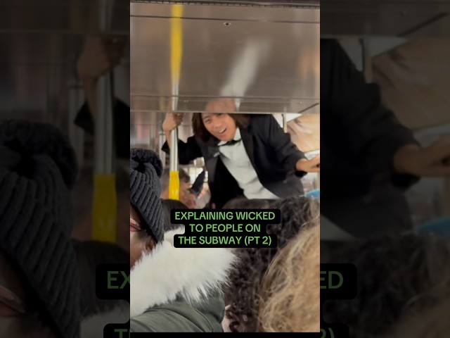 Wicked Podcast on the Subway 🎙️‼️