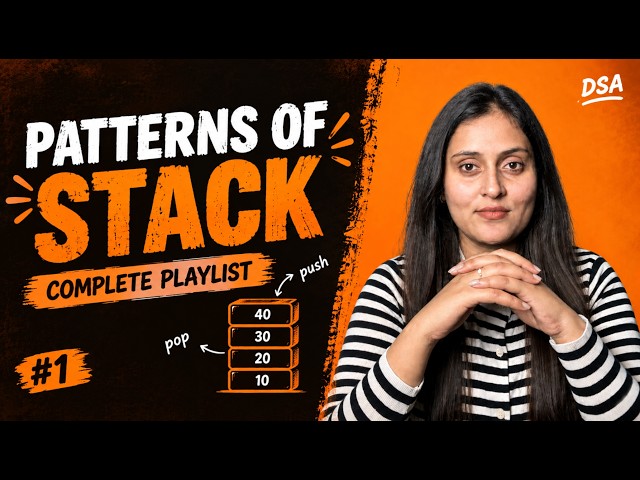 Master Stack  Patterns | DSA for Interviews