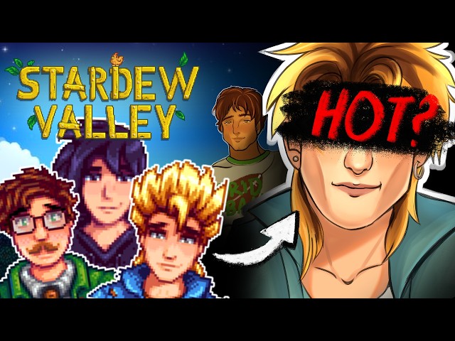 Drawing STARDEW VALLEY Bachelors (I made them worse)