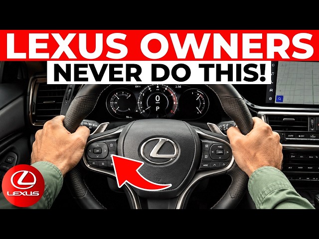12 Expensive Mistakes Every Lexus RX & NX Owner Makes!