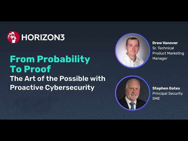 From Probability to Proof: The Art of the Possible with Proactive Cybersecurity