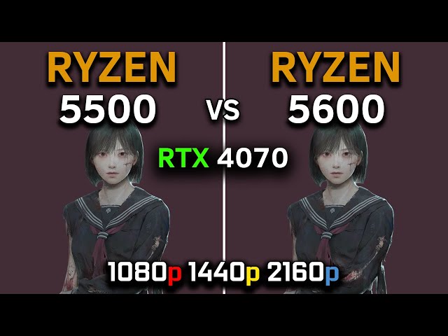 Ryzen 5 5500 vs Ryzen 5 5600 | 1080p, 1440p, 4K | DLSS 4 | Best Budget CPU 2025?