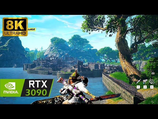 Biomutant - Wonky Mump Boss Fight Gameplay & Open World Exploration in 8K 60fps! RTX 3090