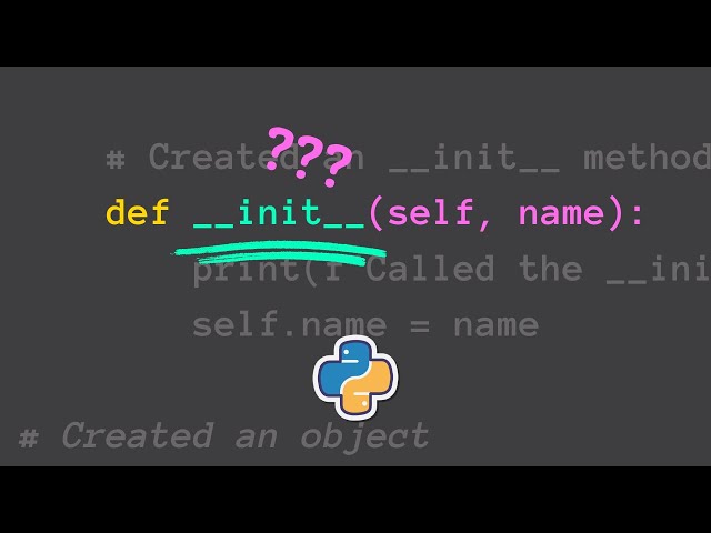Python's __init__ Method | 2MinutesPy