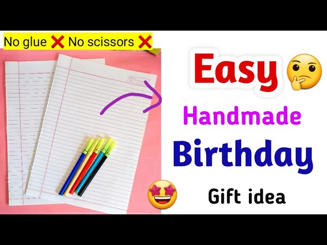 birthday gift idea/Easy handmade birthday gift making/DIY Cute Birthday Gift Idea/handmade gift idea