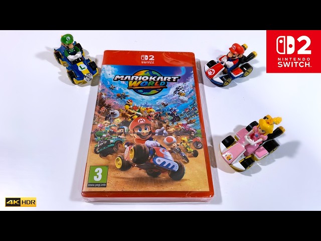 Mario Kart World Unboxing (Nintendo Switch 2 Game Cartridge)