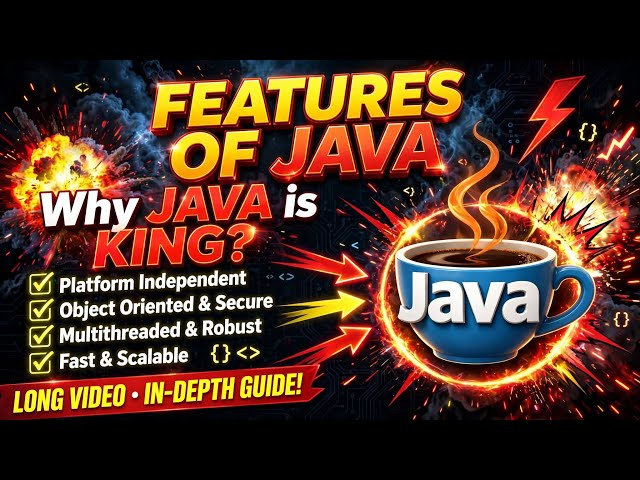Features Of Java . Java Ke Features .