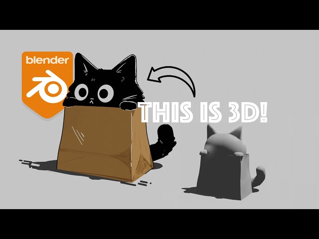 How I Made This In Blender With Grease Pencil