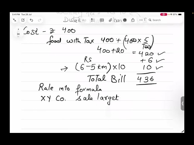 28th july instructor class 1 Business Maths (1.5)x