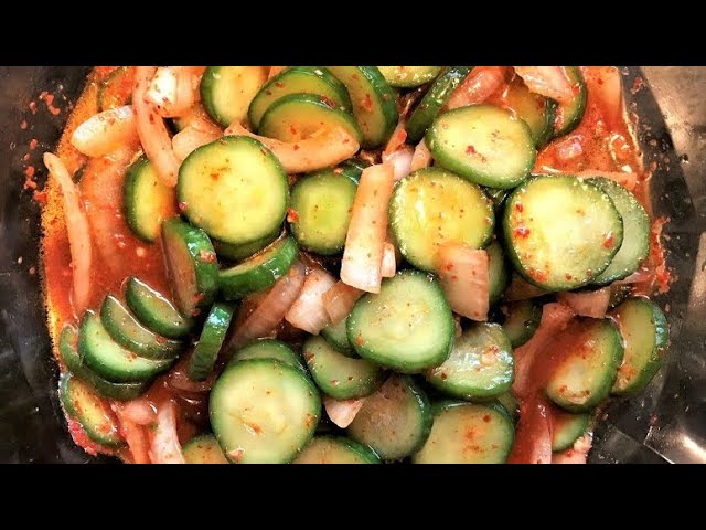QUICK EASY CUCUMBER SALAD KIMCHI