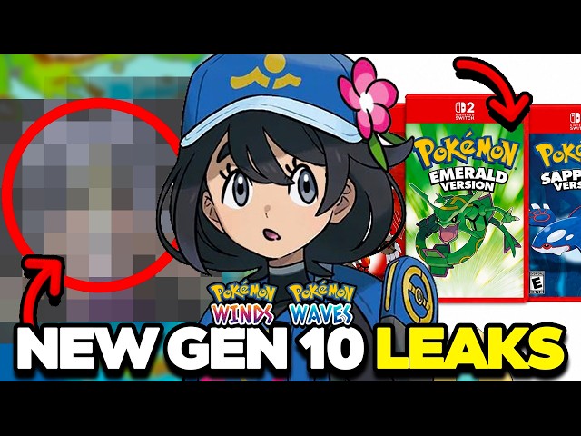 HUGE POKEMON LEAKS! Winds & Waves Elite Four, Gen 10 Story & More Revealed!?