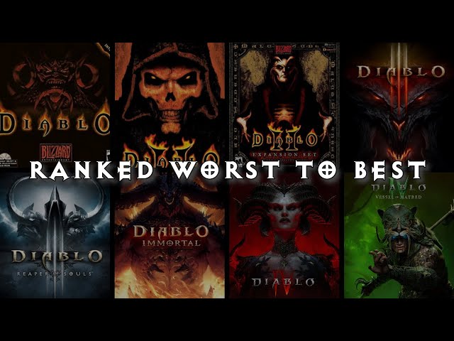 I Played and Ranked EVERY Diablo Game (Including Expansions)