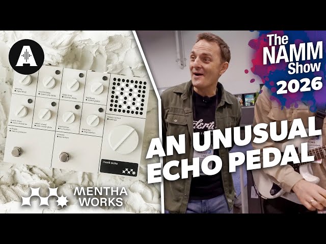 Mentha Works Monk Echo Pedal - NAMM 2026