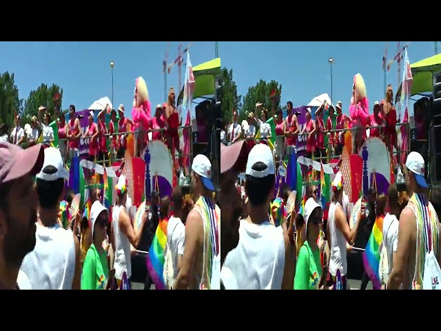 Tel Aviv Pride Parade in 3d - QooCam EGO - no edit 09