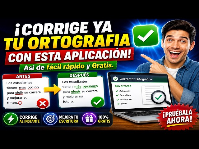 Correct your spelling instantly with this powerful app. Easy and fast. 2026