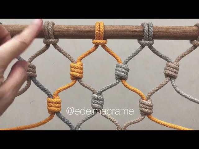 DIY Tutorial Easy to Barrel Macrame Knot for Beginner